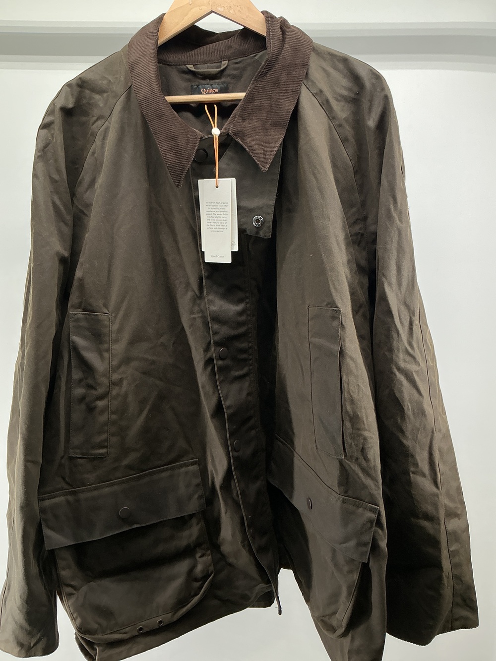 Organic Waxed Cotton Barn Jacket